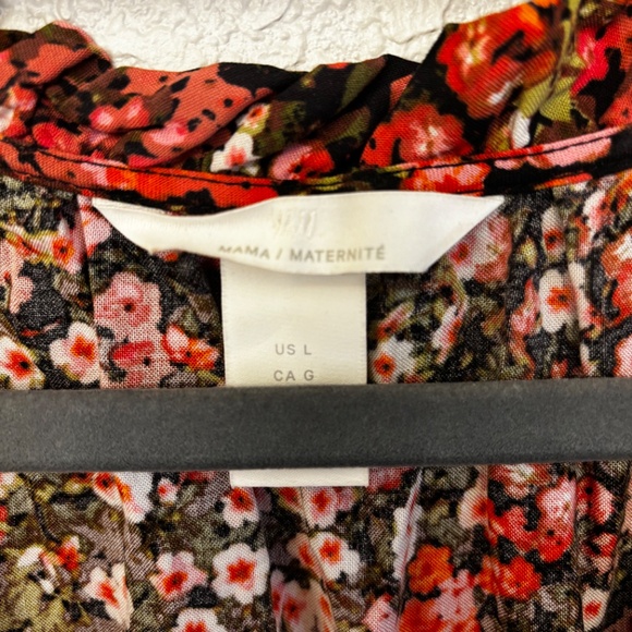 H&M Floral Maternity Dress L - Picture 2 of 2